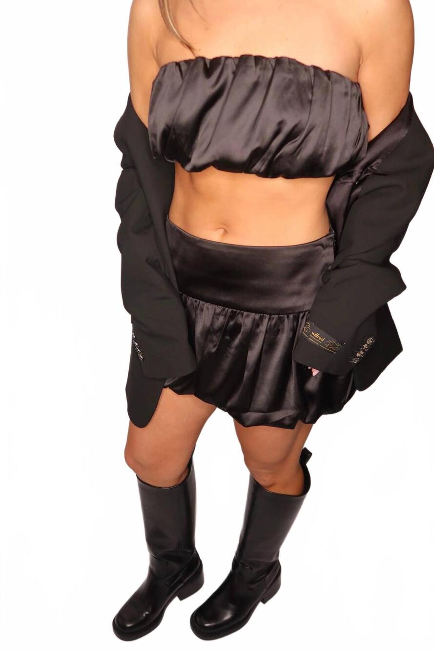 NEW HONEY MANGO gia bubble set in black